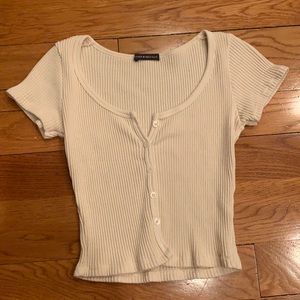 Brandy Melville Button Tee